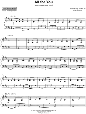 All for You [accompaniment only]