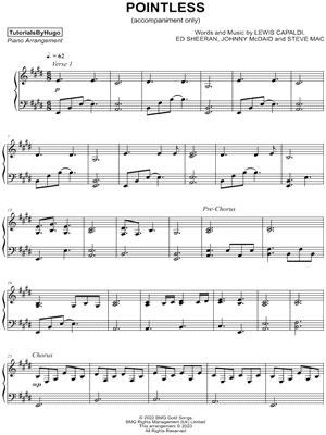 Pointless [accompaniment only]