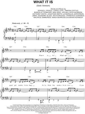 What It Is (Solo Version)