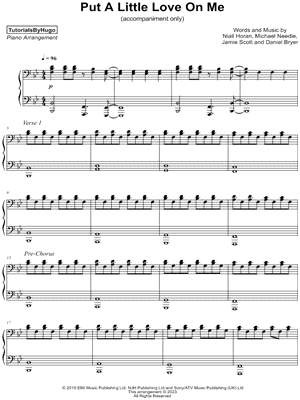 Put a Little Love on Me [accompaniment only]