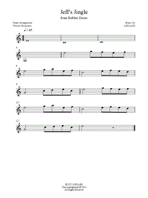 Jeff's Jingle [one hand]