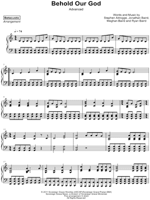 Behold Our God [advanced]