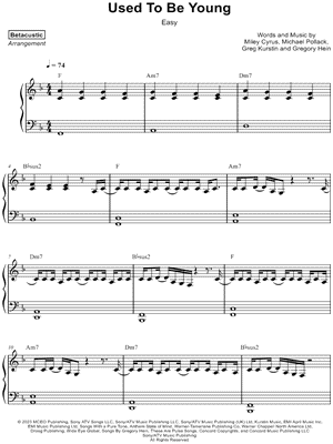 Used to Be Young [easy]