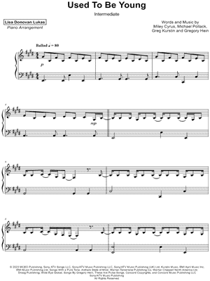 Used to Be Young [intermediate]