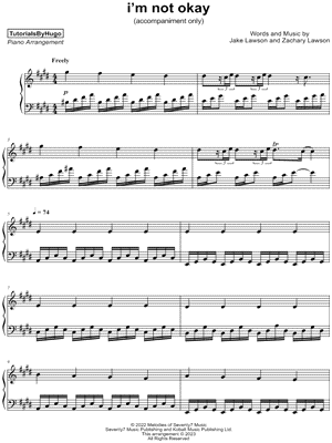 i'm not okay [accompaniment only]