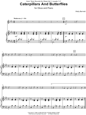 Caterpillars and Butterflies - Oboe & Piano