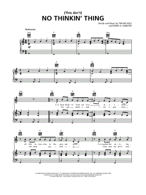 (This Ain't) No Thinkin' Thing