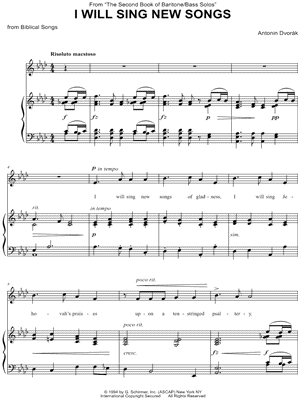 I Will Sing New Songs