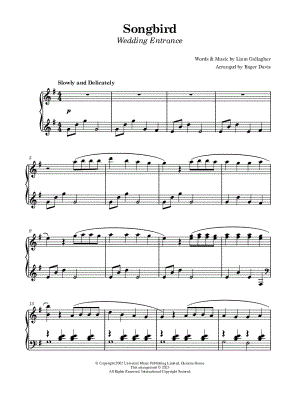 Songbird (Wedding Entrance)