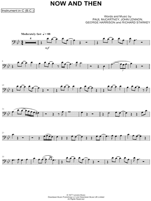 Now and Then - Bass Clef Instrument
