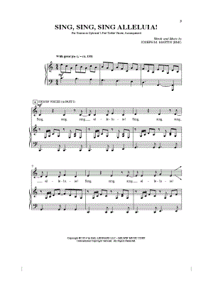 Sing, Sing, Sing Alleluia!