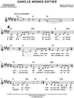 Dans le Monde Entier