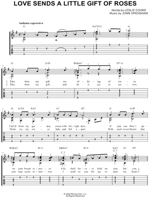 Love Sends a Little Gift of Roses