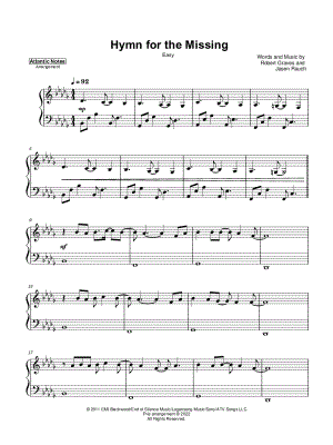 Hymn for the Missing [easy]