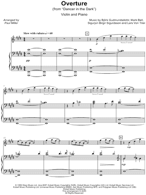 Overture from Dancer in the Dark - Violin & Piano