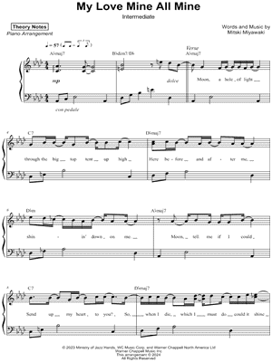 My Love Mine All Mine [intermediate]