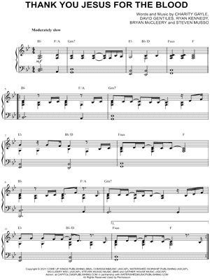 Thank You Jesus for the Blood