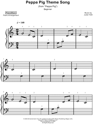 Peppa Pig Theme Song [beginner]