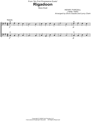 Rigadoon - Bass Duet