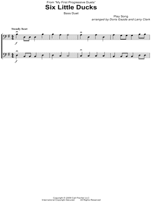 Six Little Ducks - Bass Duet