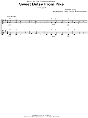 Sweet Betsy from Pike - Violin Duet