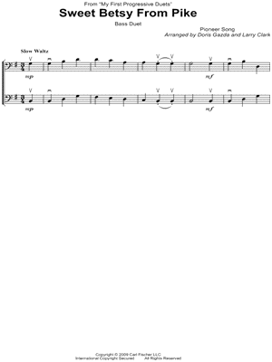 Sweet Betsy from Pike - Bass Duet