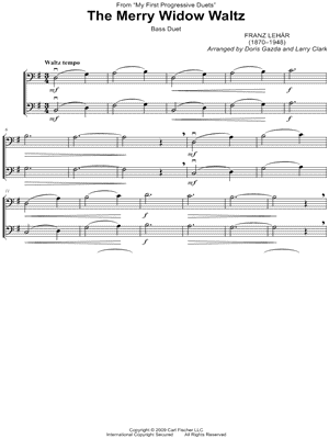 The Merry Widow Waltz - Bass Duet