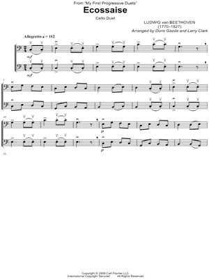 Ecossaise - Cello Duet
