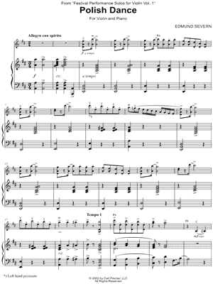Polish Dance - Violin & Piano