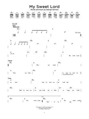 My Sweet Lord