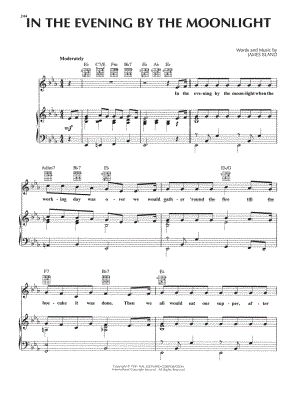 In the Evening By the Moonlight