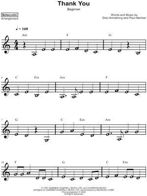 Thank You [beginner]