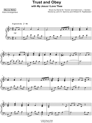 Trust and Obey (with My Jesus I Love Thee)