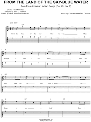 From the Land of the Sky-Blue Water