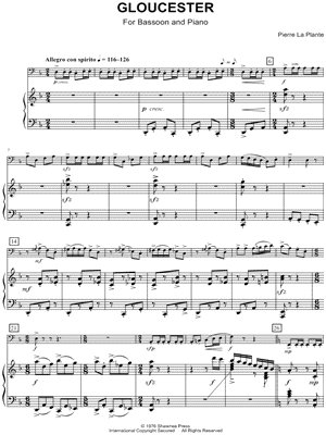 Gloucester - Bassoon & Piano