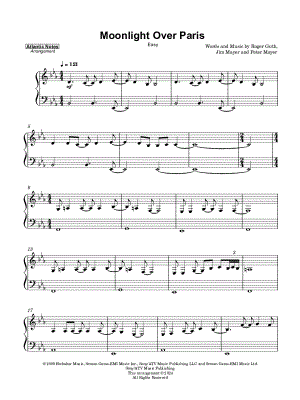 Moonlight Over Paris [easy]