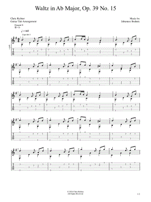 Waltz, Op. 39 No. 15