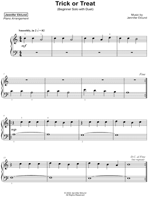Trick or Treat [beginner solo with duet]