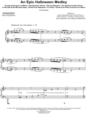 An Epic Halloween Medley [intermediate]