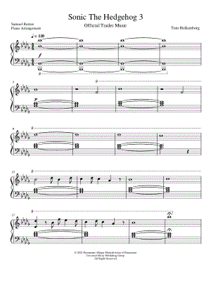 Sonic the Hedgehog 3 (Trailer Music)