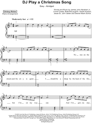 DJ Play a Christmas Song [easy - abridged]