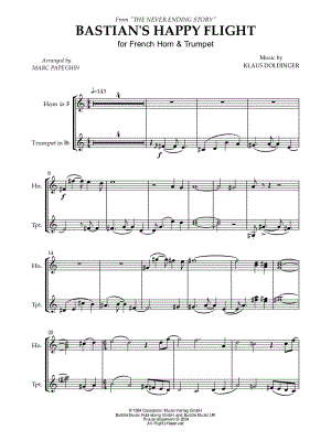 Bastian's Happy Flight - French Horn & Trumpet