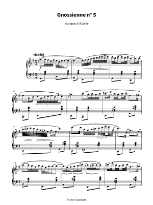 Gnossienne No. 5