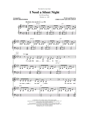 I Need a Silent Night