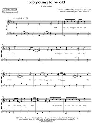 too young to be old [intermediate]