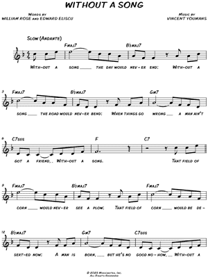 Without a Song