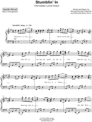 Stumblin' In [intermediate - lyrical]