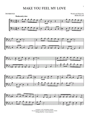 Make You Feel My Love - Trombone Duet