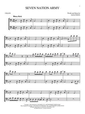 Seven Nation Army - Cello Duet