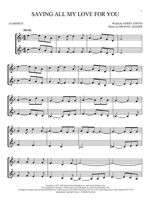 Saving All My Love for You